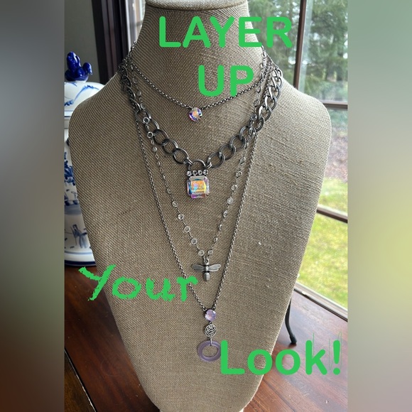Live Show Listing!  Layered Necklaces From 16” to 34” - Picture 4 of 8